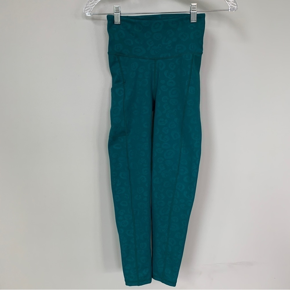 Lilly Pulitzer Luxletic High Rise Leopard‎ print Leggings Size XXS